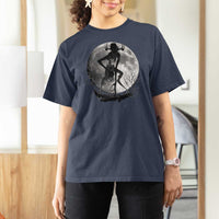 Wendigo T Shirt For Women Cryptid Horror Moon Mythical Creature Halloween - Wonder Print Shop