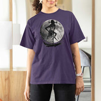 Wendigo T Shirt For Women Cryptid Horror Moon Mythical Creature Halloween - Wonder Print Shop