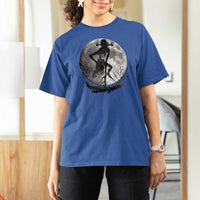 Wendigo T Shirt For Women Cryptid Horror Moon Mythical Creature Halloween - Wonder Print Shop