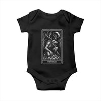 Wendigo Baby Onesie Tarot Card Horror Cryptid Occult Dark Fantasy - Wonder Print Shop