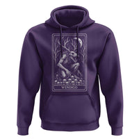 Wendigo Hoodie Tarot Card Horror Cryptid Occult Dark Fantasy - Wonder Print Shop