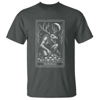 Wendigo T Shirt Tarot Card Horror Cryptid Occult Dark Fantasy - Wonder Print Shop