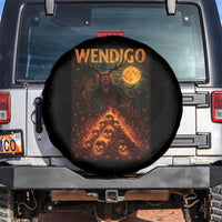 Wendigo Spare Tire Cover Halloween Cryptid Horror Mythical Creature - Wonder Print Shop