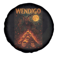 Wendigo Spare Tire Cover Halloween Cryptid Horror Mythical Creature - Wonder Print Shop