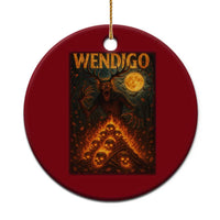 Wendigo Ceramic Ornament Halloween Cryptid Horror Mythical Creature - Wonder Print Shop