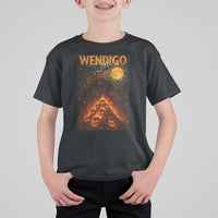 Wendigo T Shirt For Kid Halloween Cryptid Horror Mythical Creature - Wonder Print Shop