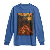 Wendigo Long Sleeve Shirt Halloween Cryptid Horror Mythical Creature - Wonder Print Shop
