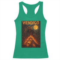 Wendigo Racerback Tank Top Halloween Cryptid Horror Mythical Creature - Wonder Print Shop
