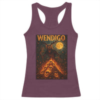 Wendigo Racerback Tank Top Halloween Cryptid Horror Mythical Creature - Wonder Print Shop