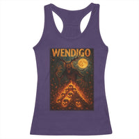 Wendigo Racerback Tank Top Halloween Cryptid Horror Mythical Creature - Wonder Print Shop