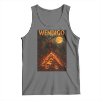Wendigo Tank Top Halloween Cryptid Horror Mythical Creature - Wonder Print Shop