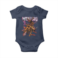 Wendigo Baby Onesie Riding Skeleton Cryptid Occult Dark Fantasy - Wonder Print Shop