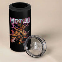 Wendigo 4 in 1 Can Cooler Tumbler Riding Skeleton Cryptid Occult Dark Fantasy - Wonder Print Shop