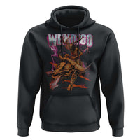 Wendigo Hoodie Riding Skeleton Cryptid Occult Dark Fantasy - Wonder Print Shop
