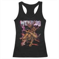 Wendigo Racerback Tank Top Riding Skeleton Cryptid Occult Dark Fantasy - Wonder Print Shop