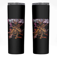 Wendigo Skinny Tumbler Riding Skeleton Cryptid Occult Dark Fantasy - Wonder Print Shop