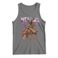 Wendigo Tank Top Riding Skeleton Cryptid Occult Dark Fantasy - Wonder Print Shop