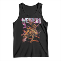 Wendigo Tank Top Riding Skeleton Cryptid Occult Dark Fantasy - Wonder Print Shop