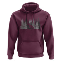 Wendigo Hoodie Mountain Trees Cryptid Occult Dark Fantasy - Wonder Print Shop