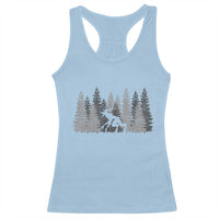 Wendigo Racerback Tank Top Mountain Trees Cryptid Occult Dark Fantasy - Wonder Print Shop