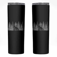 Wendigo Skinny Tumbler Mountain Trees Cryptid Occult Dark Fantasy - Wonder Print Shop