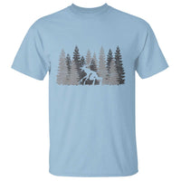 Wendigo T Shirt Mountain Trees Cryptid Occult Dark Fantasy - Wonder Print Shop