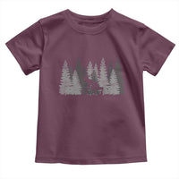 Wendigo Toddler T Shirt Mountain Trees Cryptid Occult Dark Fantasy - Wonder Print Shop