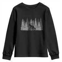 Wendigo Youth Sweatshirt Mountain Trees Cryptid Occult Dark Fantasy - Wonder Print Shop