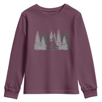 Wendigo Youth Sweatshirt Mountain Trees Cryptid Occult Dark Fantasy - Wonder Print Shop
