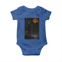 Halloween Wendigo Baby Onesie Scary Pumpkin Moon - Wonder Print Shop