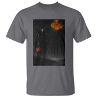 Halloween Wendigo T Shirt Scary Pumpkin Moon - Wonder Print Shop