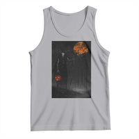 Halloween Wendigo Tank Top Scary Pumpkin Moon - Wonder Print Shop