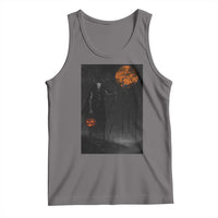 Halloween Wendigo Tank Top Scary Pumpkin Moon - Wonder Print Shop