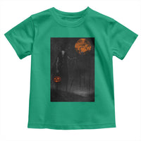 Halloween Wendigo Toddler T Shirt Scary Pumpkin Moon - Wonder Print Shop
