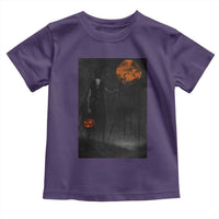 Halloween Wendigo Toddler T Shirt Scary Pumpkin Moon - Wonder Print Shop