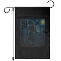 Wendigo Starry Night Garden Flag Van Gogh Dark Fantasy Cryptid Lovers - Wonder Print Shop