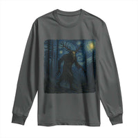 Wendigo Starry Night Long Sleeve Shirt Van Gogh Dark Fantasy Cryptid Lovers - Wonder Print Shop
