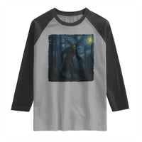 Wendigo Starry Night Raglan Shirt Van Gogh Dark Fantasy Cryptid Lovers - Wonder Print Shop