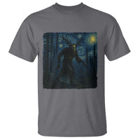 Wendigo Starry Night T Shirt Van Gogh Dark Fantasy Cryptid Lovers - Wonder Print Shop