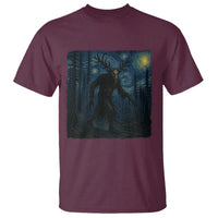 Wendigo Starry Night T Shirt Van Gogh Dark Fantasy Cryptid Lovers - Wonder Print Shop