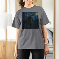 Wendigo Starry Night T Shirt For Women Van Gogh Dark Fantasy Cryptid Lovers - Wonder Print Shop
