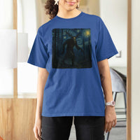 Wendigo Starry Night T Shirt For Women Van Gogh Dark Fantasy Cryptid Lovers - Wonder Print Shop