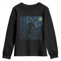 Wendigo Starry Night Youth Sweatshirt Van Gogh Dark Fantasy Cryptid Lovers - Wonder Print Shop