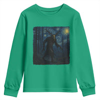 Wendigo Starry Night Youth Sweatshirt Van Gogh Dark Fantasy Cryptid Lovers - Wonder Print Shop