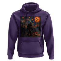 Bigfoot Starry Night Hoodie Funny Halloween Van Gogh Sasquatch Lovers - Wonder Print Shop