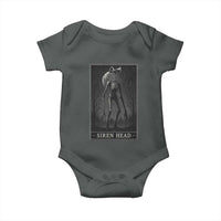 Siren Head Baby Onesie Tarot Card Horror American Cryptid - Wonder Print Shop