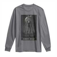Siren Head Long Sleeve Shirt Tarot Card Horror American Cryptid - Wonder Print Shop