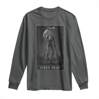 Siren Head Long Sleeve Shirt Tarot Card Horror American Cryptid - Wonder Print Shop