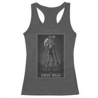 Siren Head Racerback Tank Top Tarot Card Horror American Cryptid - Wonder Print Shop
