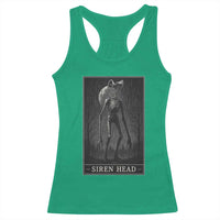 Siren Head Racerback Tank Top Tarot Card Horror American Cryptid - Wonder Print Shop